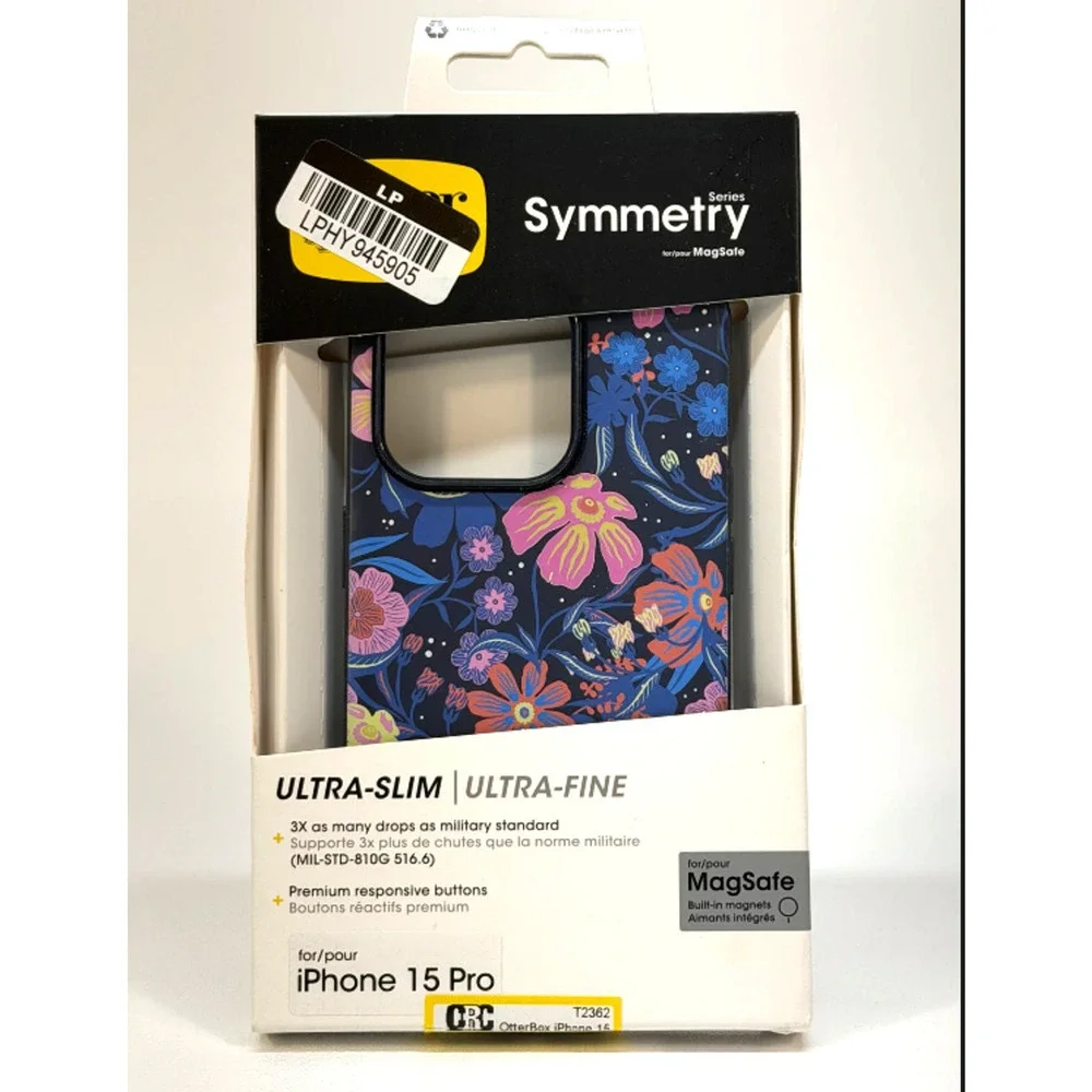 Otterbox Apple iPhone 15 Pro Symmetry Ultra-Slim Fitted Hard Case